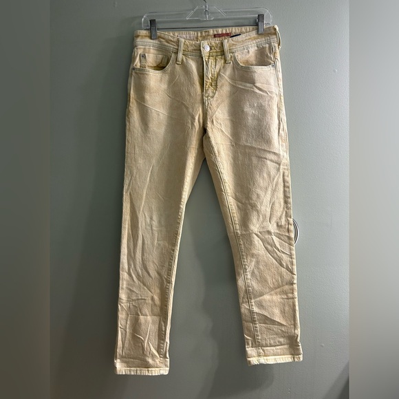 Anthropologie Pilcro The Slim Boyfriend yellow jeans - Picture 2 of 10